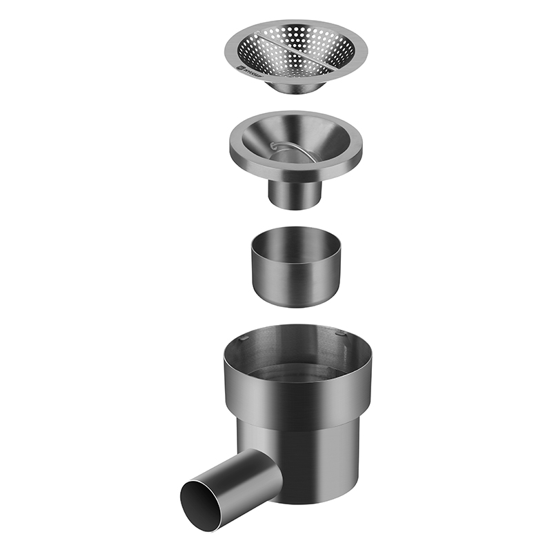 Industrial stainless point drain for public buidings Industrial stainless point drain for public buidings